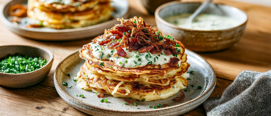 Allgäuer Käse-Speckpfannkuchen