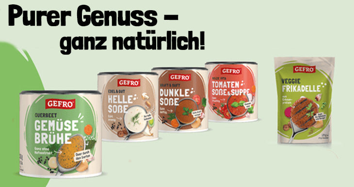 GEFRO ohne Zucker: Neue Produktwelt, voller Geschmack – ganz entspannt genießen