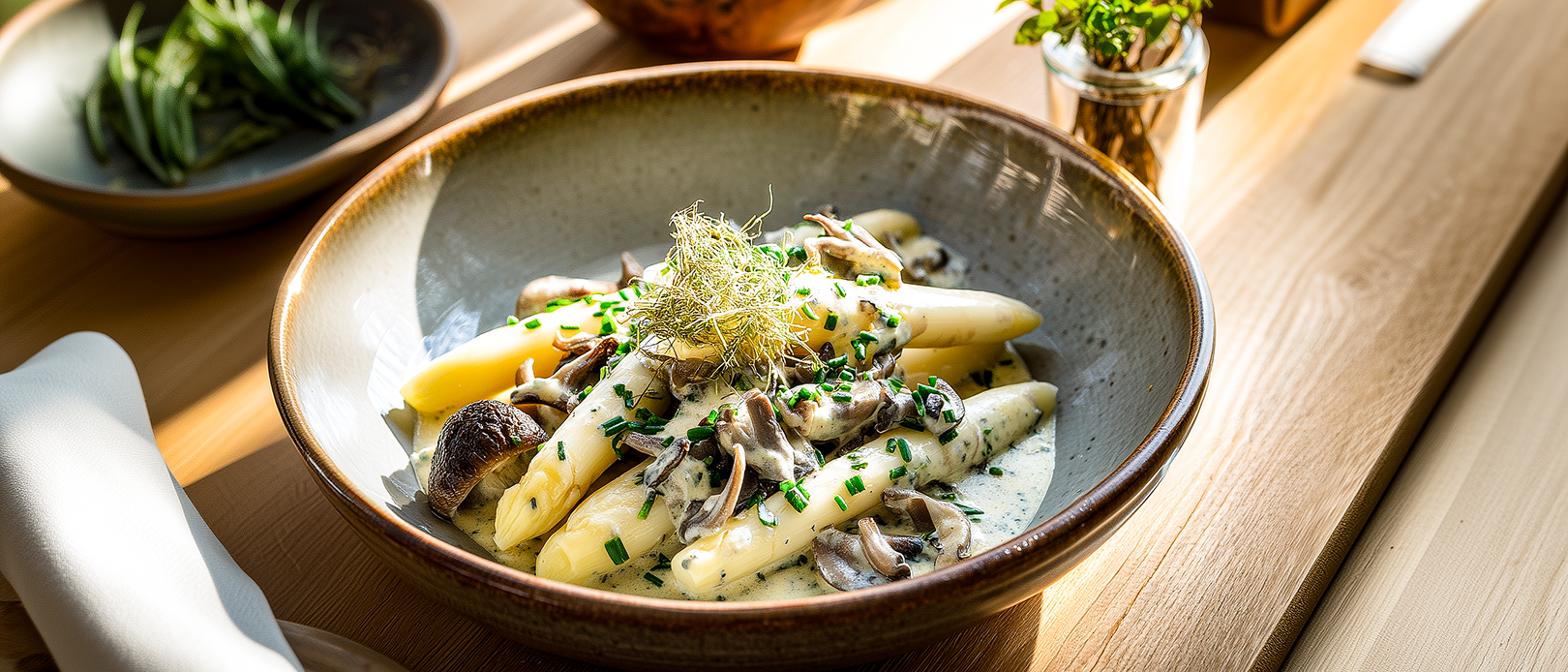 Spargel-Pilz-Ragout