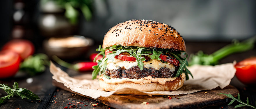 Pikanter Steakburger