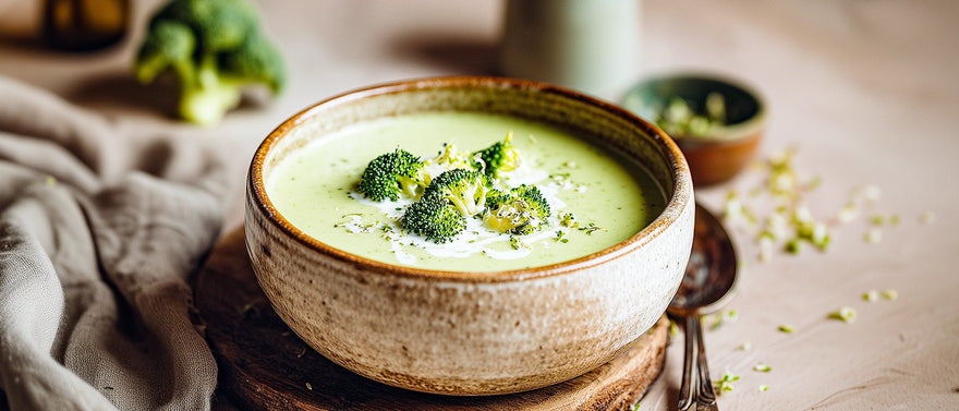 Feine Cremesuppe mit Brokkoli