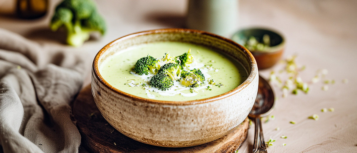Feine Cremesuppe mit Brokkoli
