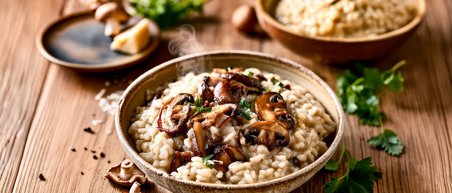 Cremig-herbstliches Pilzrisotto