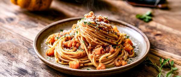 Pasta mit Kürbisbolognese