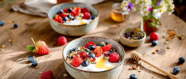 Beeren-Honigmüsli mit Omega-3 Kerne-Samen-Mix