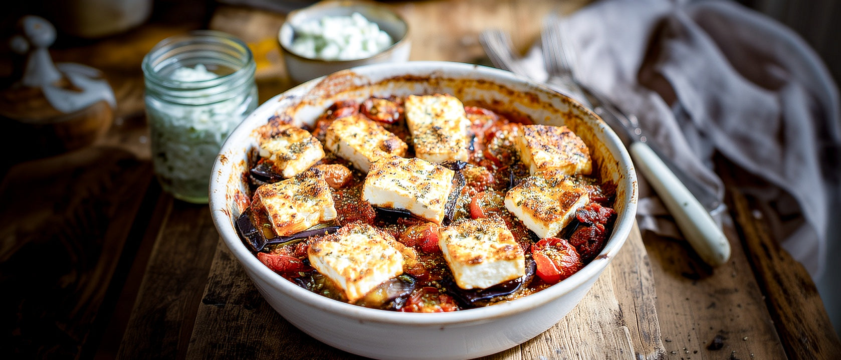 Mediterraner Bolognese-Auflauf