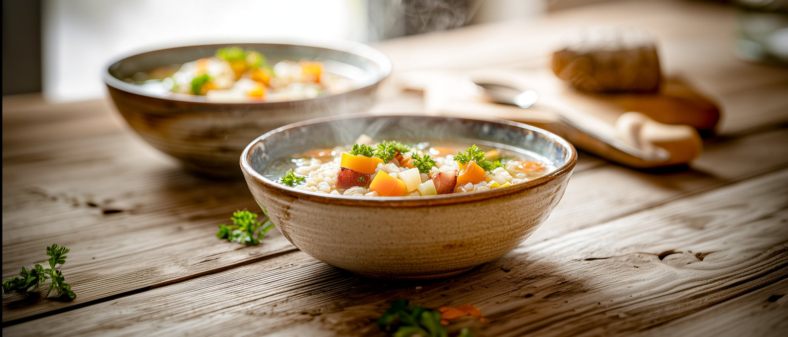 Gerstelsuppe Alpen-Style mit Wurzelgemüse