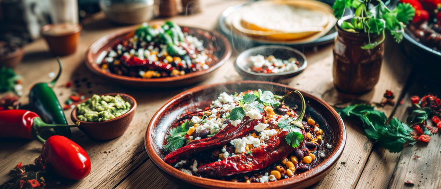 Gratinierte Chilischoten