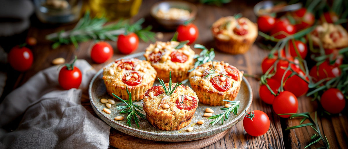 Tomaten-Rosmarin-Muffins