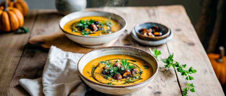 Kürbis-Maronensuppe