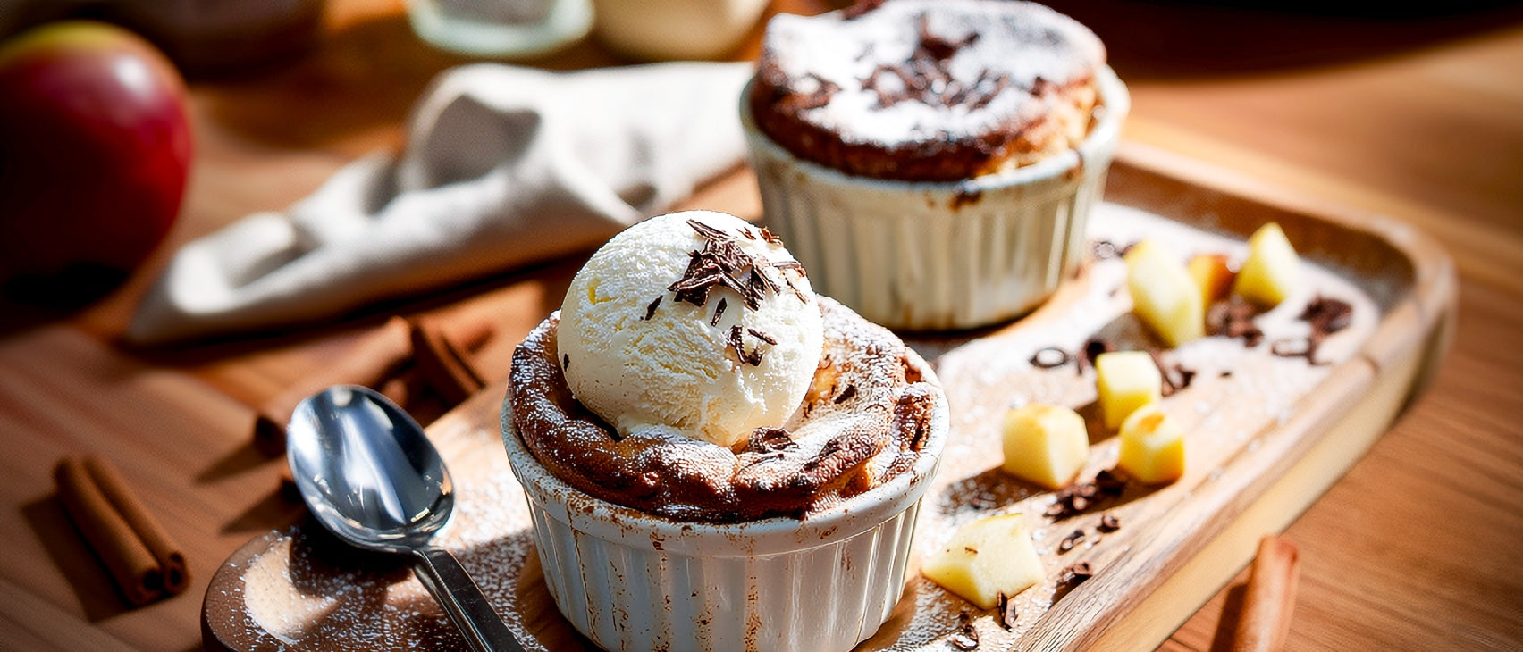 Bratapfel-Soufflé