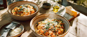 Pasta mit Kürbisbolognese