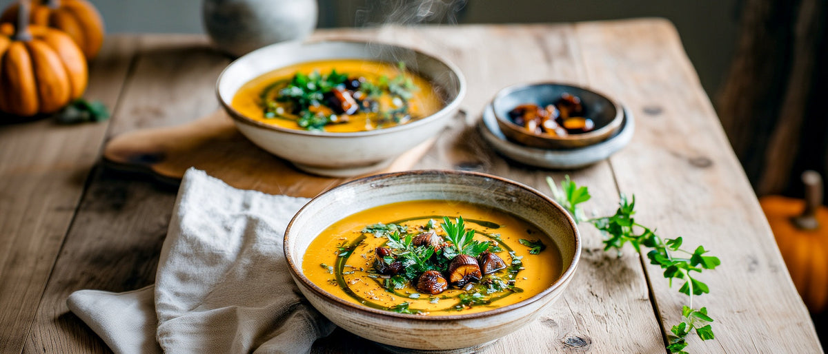 Kürbis-Maronensuppe