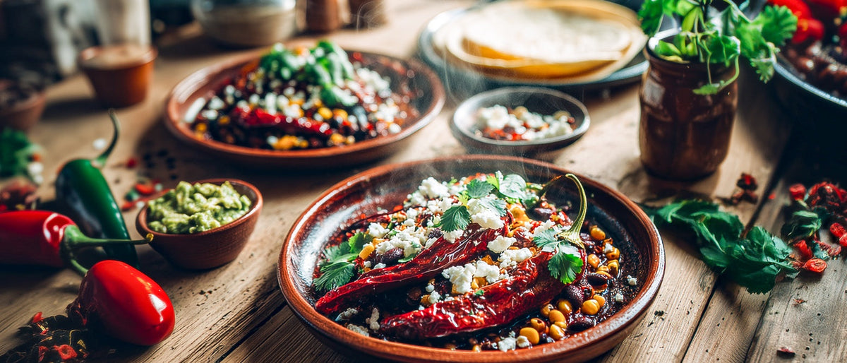 Gratinierte Chilischoten