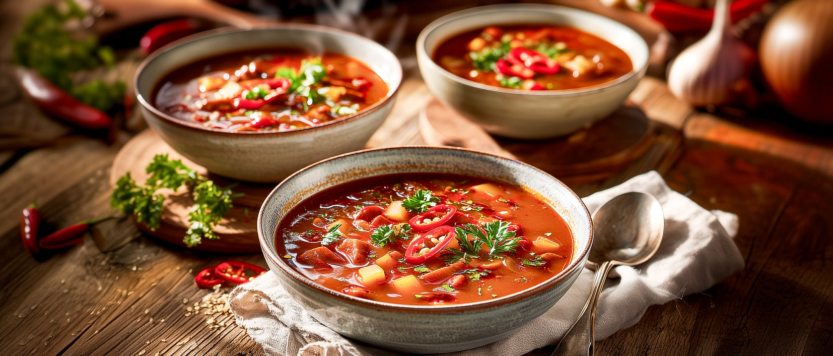 Party-Gulaschsuppe