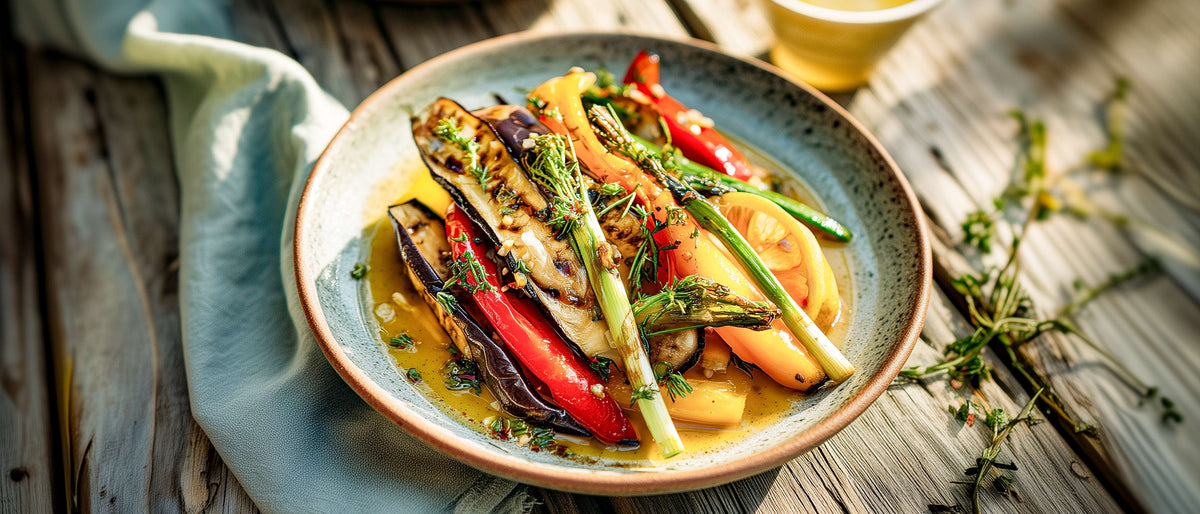 Veganes Grillgemüse in der Folie