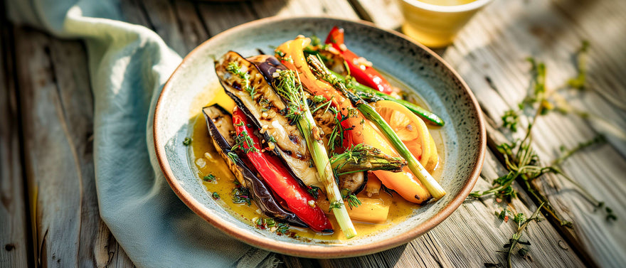 Veganes Grillgemüse in der Folie