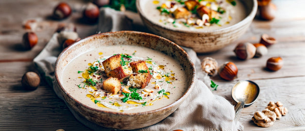 Edelpilz-Maronen-Cremesuppe