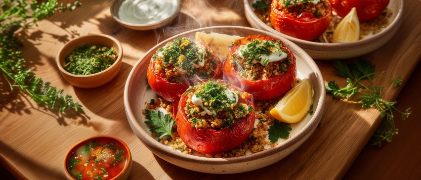 Bulgur-Tomate mit Gremolata