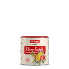 Dose GEFRO Klassik Klare Suppe und universelle Würze, cremefarbene Verpackung mit rotem Deckel und Löffelmotiv