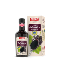 GEFRO Aceto Balsamico di Modena IGP, 250-ml-Flasche mit Verpackung, klassischer Balsamico-Essig