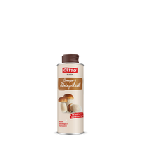 GEFRO Klassik Omega-3 Steinpilzöl in heller Flasche mit braunem Deckel und Abbildung von Steinpilzen vorne