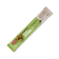 Grüner GEFRO Stick mit Salat-Dressing Gartenkräuter, einzeln verpackt zur einfachen Zubereitung von Salat.
