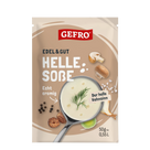 GEFRO Edel & Gut helle Soße, Verpackung mit cremiger Soße im Topf und Pilzen, 50 g für 0,55 Liter