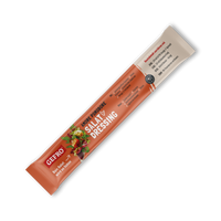 Einzeln verpackter GEFRO Salat-Dressing-Stick Amore Pomodore in Orange-Weiß zur schnellen Zubereitung von Dressing