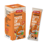 GEFRO Suppenpause Taste of Asia, Box mit 6 Beuteln, würzige Instant-Suppe ohne Zuckerzusatz, 2 Minuten Zubereitung
