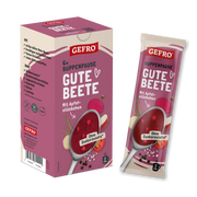 GEFRO Suppenpause Gute Beete, Packung mit 6 Beuteln Rote-Bete-Suppe mit Apfelstückchen, Vorderansicht