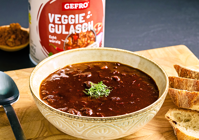 gekochtes gulasch aufbewahren Veganes Gulasch