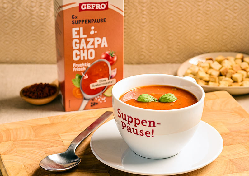 gazpacho aufbewahren Suppenpause El Gazpacho – Tomaten-Gemüsesuppe To Go