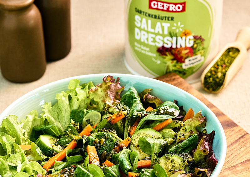 Salatdressing Gartenkräuter