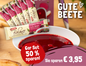 GEFRO Produktteaser mit drei Soßenprodukten für die Wintersaison, Hinweis auf über 20 Prozent Ersparnis.