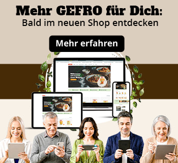 GEFRO DER NEUE WEBSHOP -- Button mit Mehr Erfahren