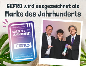 GEFRO - Marke des Jahrhunderts