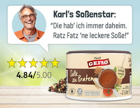 Kunde empfiehlt: Soße zu Braten