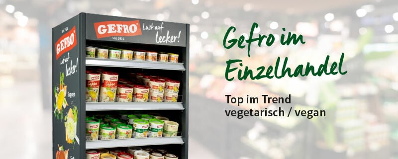 GEFRO im Einzelhandel