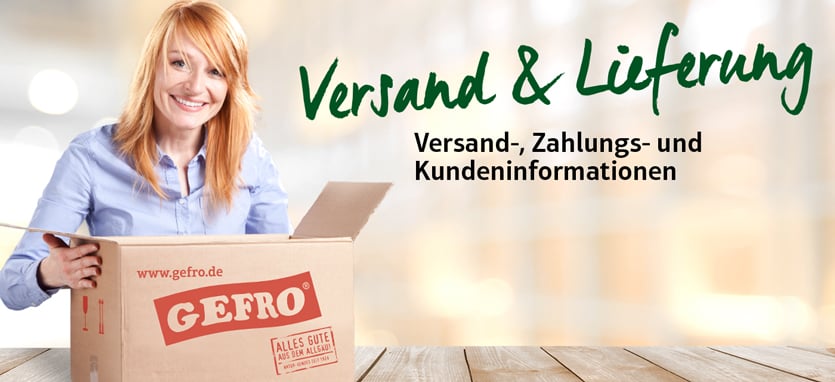 Informationen zu Zahlung und Versand