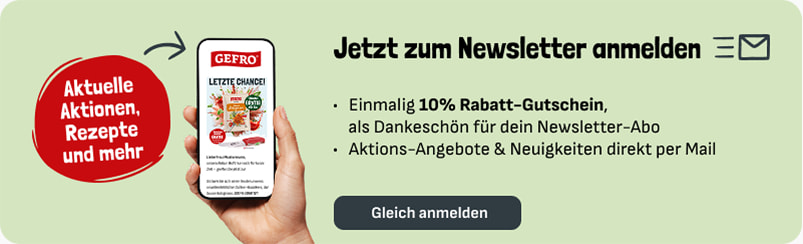 Newsletter abonnieren und Vorteile sichern