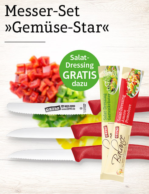 GEFRO Messer-Set Gemüse-Star