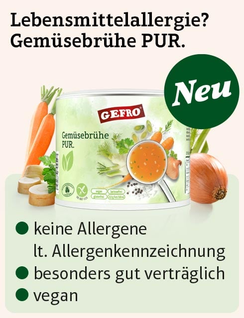 Neu: Chili sin Carne, vegan 
