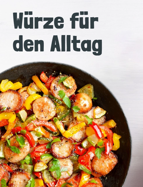 gewürtzte Bunte Gemüsepfanne 