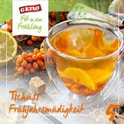 Frühjahrsmüdigkeit - Tipp 5 - Sanddorn