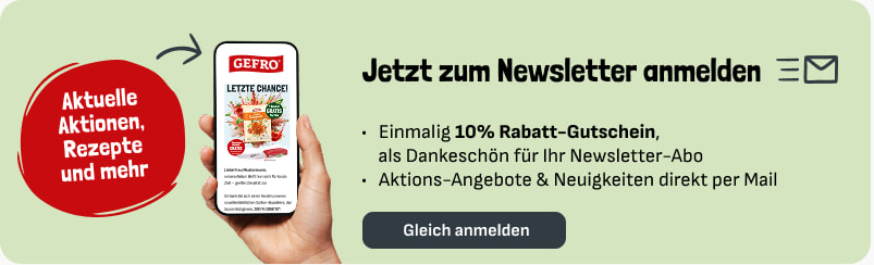 Newsletter abonnieren und Vorteile sichern. Jetzt zum Newsletter anmelden. Einmalig einen 10% Rabatt Gutschein, als Dankeschön für dein Newsletter-Abo. Aktions-Angebote und Neuigkeiten direkt per Mail. Gleich anmelden