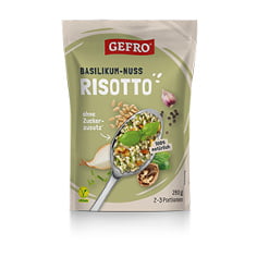Basilikum-Nuss-Risotto