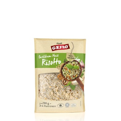 GEFRO Basilikum-Nuss-Risotto