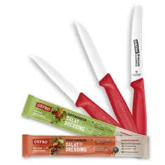 Messer-Set "Gemüse-Star" inkl. 2 Beutel BALANCE Salatdressing gratis