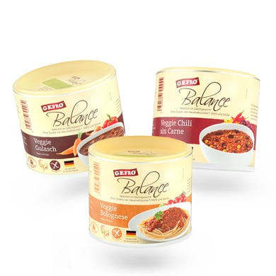 Veggie Trio Suppen Sossen Mehr Gefro